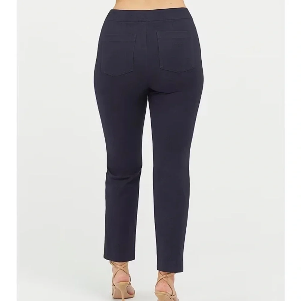 Spanx On-the-Go Ankle Slim Straight Pant black XL